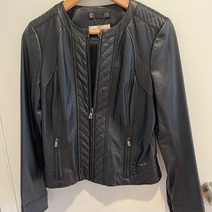 Tory Burch Black Leather Jacket